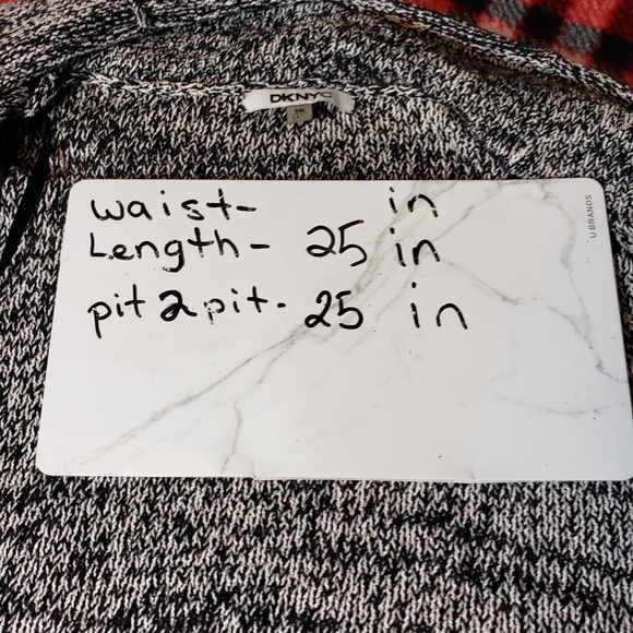 DKNYC WOMEN'S hi / low CARDIGAN size small / medium - Picture 6 of 7